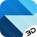 Material Flat Three Dimensional Live 3D Wallpaper APK