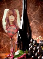 1 Schermata Wine Glass Photo Frame