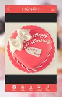 Cake with Name and Photo پوسٹر