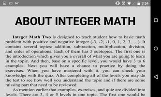 Integer Math Two capture d'écran 1