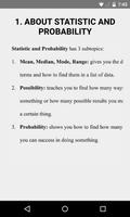 Statistic and Probability screenshot 1