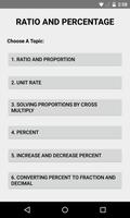 Ratio and Percentage الملصق