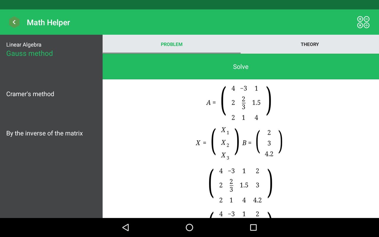 Algebra helper