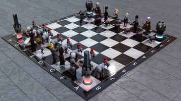 Poster Political Chess 3D