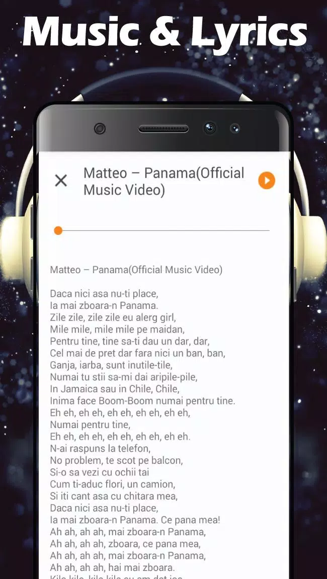 Matteo PANAMA Dance Song Lyrics for Android - APK Download