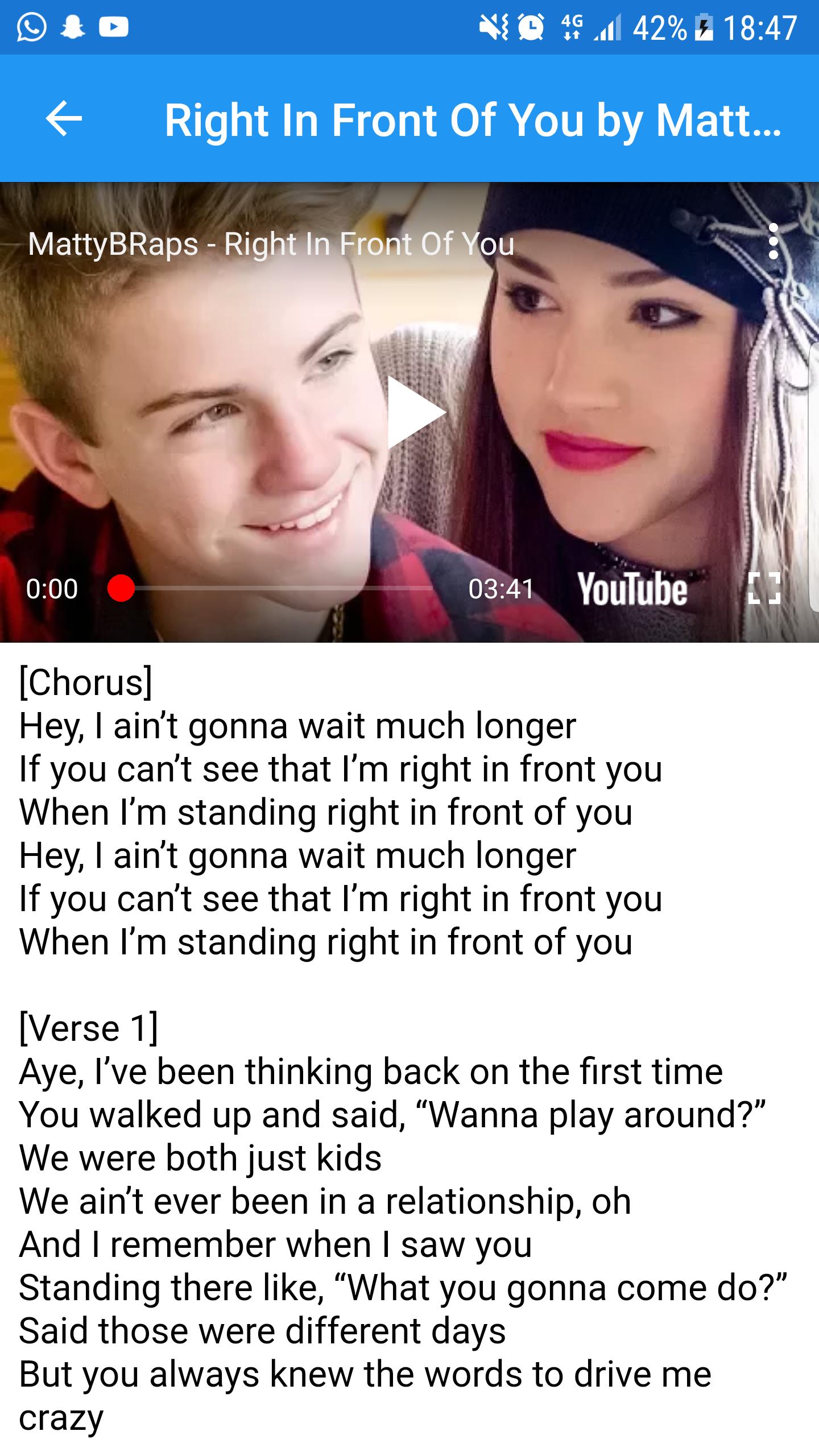 Est MattyB Dating Kate 2014