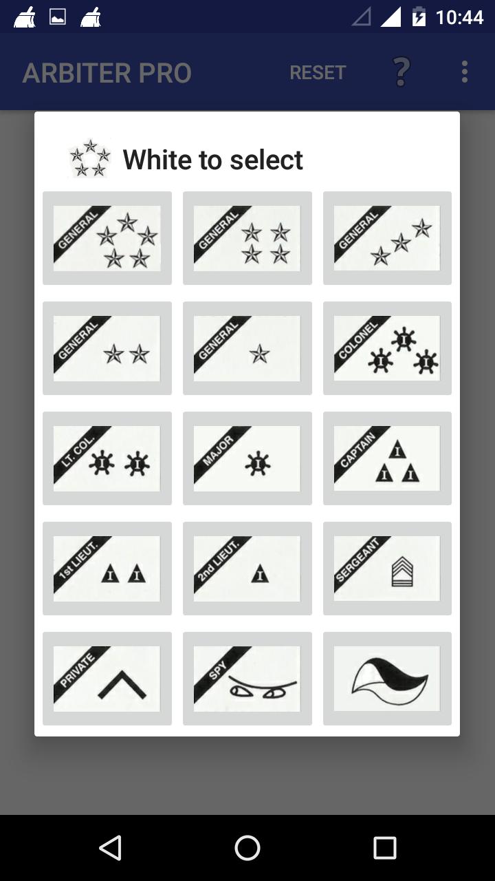 arbiter pro for game of the generals for android apk
