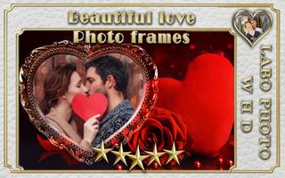 Beautiful love Photo Frames الملصق