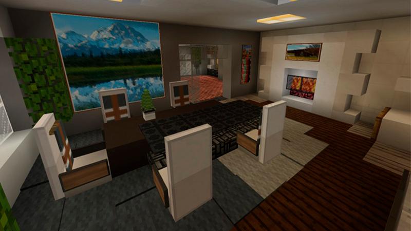 Modern Houses And Furniture For Minecraft Fur Android Apk