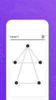 Draw 1 Line  _ a puzzle game ! screenshot 1