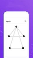 Draw 1 Line  _ a puzzle game ! スクリーンショット 1