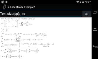 aJLaTeXMath تصوير الشاشة 2
