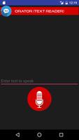 Orator (Text Reader) Plakat