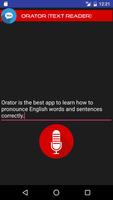 Orator (Text Reader) syot layar 1