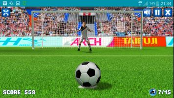 FootBall Penalty kicks capture d'écran 3