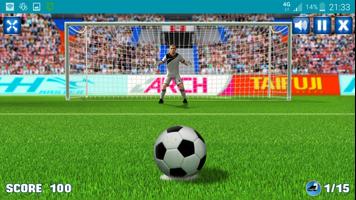 FootBall Penalty kicks capture d'écran 2