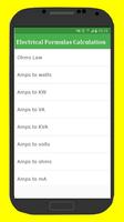 Electrical Formulas And Calculation পোস্টার