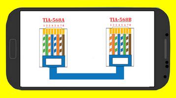 RJ45 Color Code Cable Wiring 截图 3