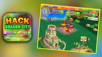 پوستر Hack For Dragon City Game  App Joke - Prank