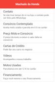 Aplicativo Machado da Honda screenshot 1