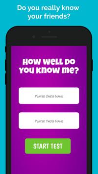 How Well Do You Know Me For Android Apk How Well Do You Know Me Poster