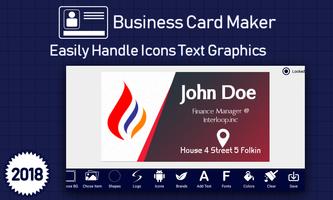 Business Card Maker & Visiting Card Maker 2018 capture d'écran 2
