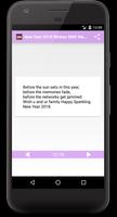 New Year 2018 Wishes SMS Status plakat