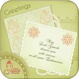 Ganesh Chaturthi Greetings Card ícone