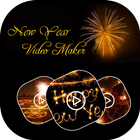 NewYear 2018 Music Video Maker With Photos أيقونة