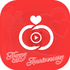 Anniversary Photo Video Maker-icoon