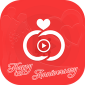 Anniversary Photo Video Maker icon