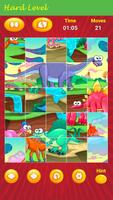 Dinosaurs Puzzles Game Affiche