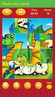Dinosaurs Puzzles Game capture d'écran 1