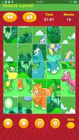 Dinosaurs Puzzles Game capture d'écran 2