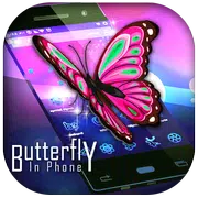 Real 3D Butterfly in Screen