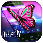 Real 3D Butterfly in Screen ikona
