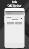 Safe Call Blocker : Blacklist Poster