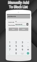 Safe Call Blocker : Blacklist imagem de tela 1