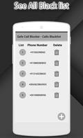Safe Call Blocker : Blacklist capture d'écran 2