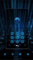 Glitter blue technology theme скриншот 2