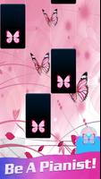Piano Rose Tile Butterfly 2021 Affiche