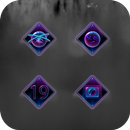 Magical Vertigo Purple Icon Pack APK