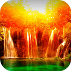 Magical Waterfall Wallpapers icône