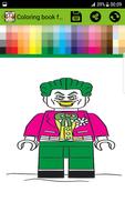 Coloring book for BAT-LEGO ảnh chụp màn hình 3