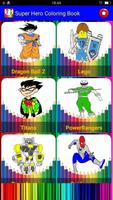برنامه‌نما Super Hero Coloring Book عکس از صفحه