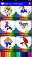 برنامه‌نما Super Hero Coloring Book عکس از صفحه