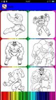 Super Heroes Coloring Book اسکرین شاٹ 3