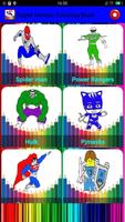 Super Heroes Coloring Book capture d'écran 1