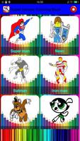 Super Heroes Coloring Book 截图 2