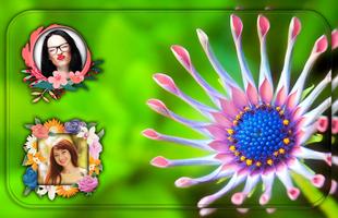 Flower Photo Frame پوسٹر